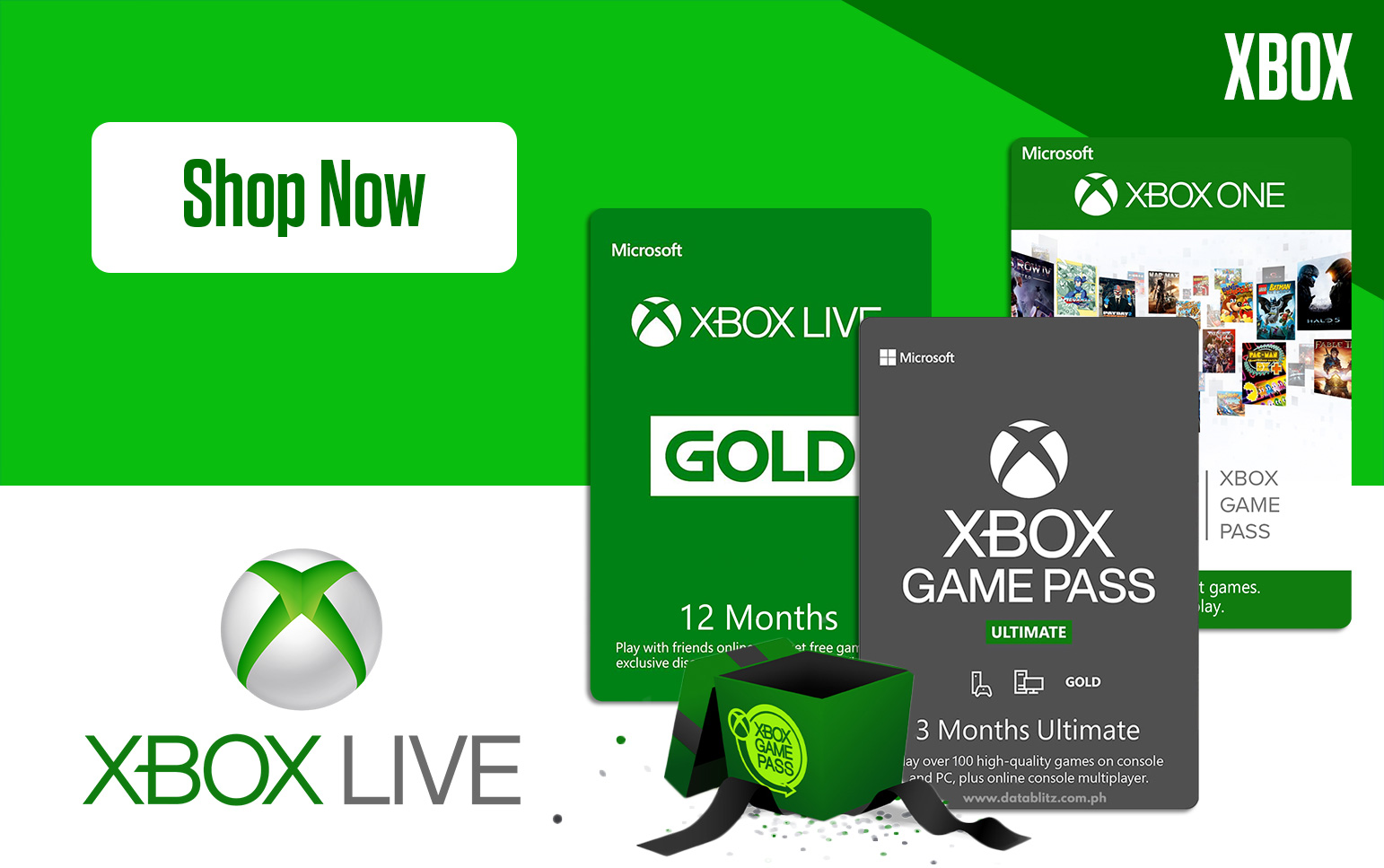 XBOX Live Digital Codes Datablitz Digital Store