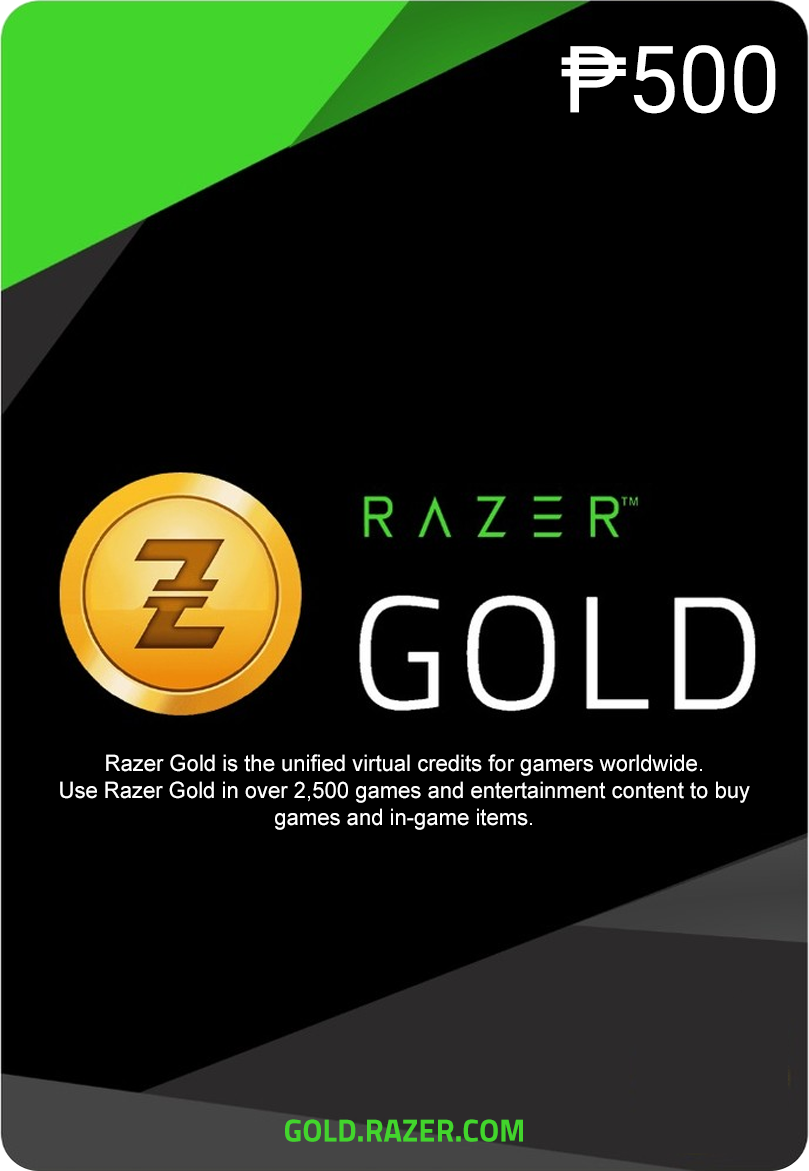 Razer Gold Direct Top-Up PIN (PH) - (500)