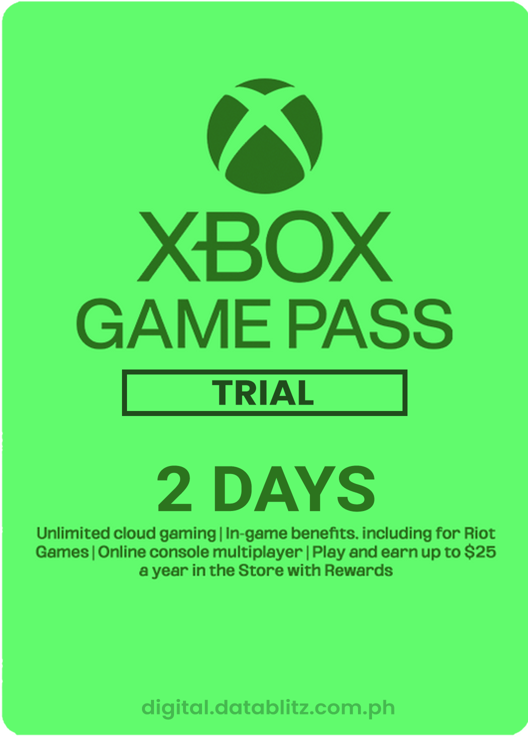 Xbox 2-Day Trial Membership