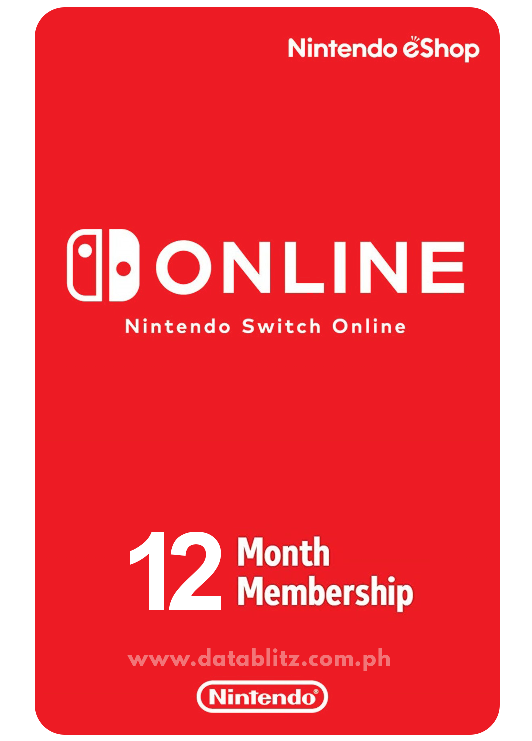 Nintendo eShop 12 Months Membership Code (US)