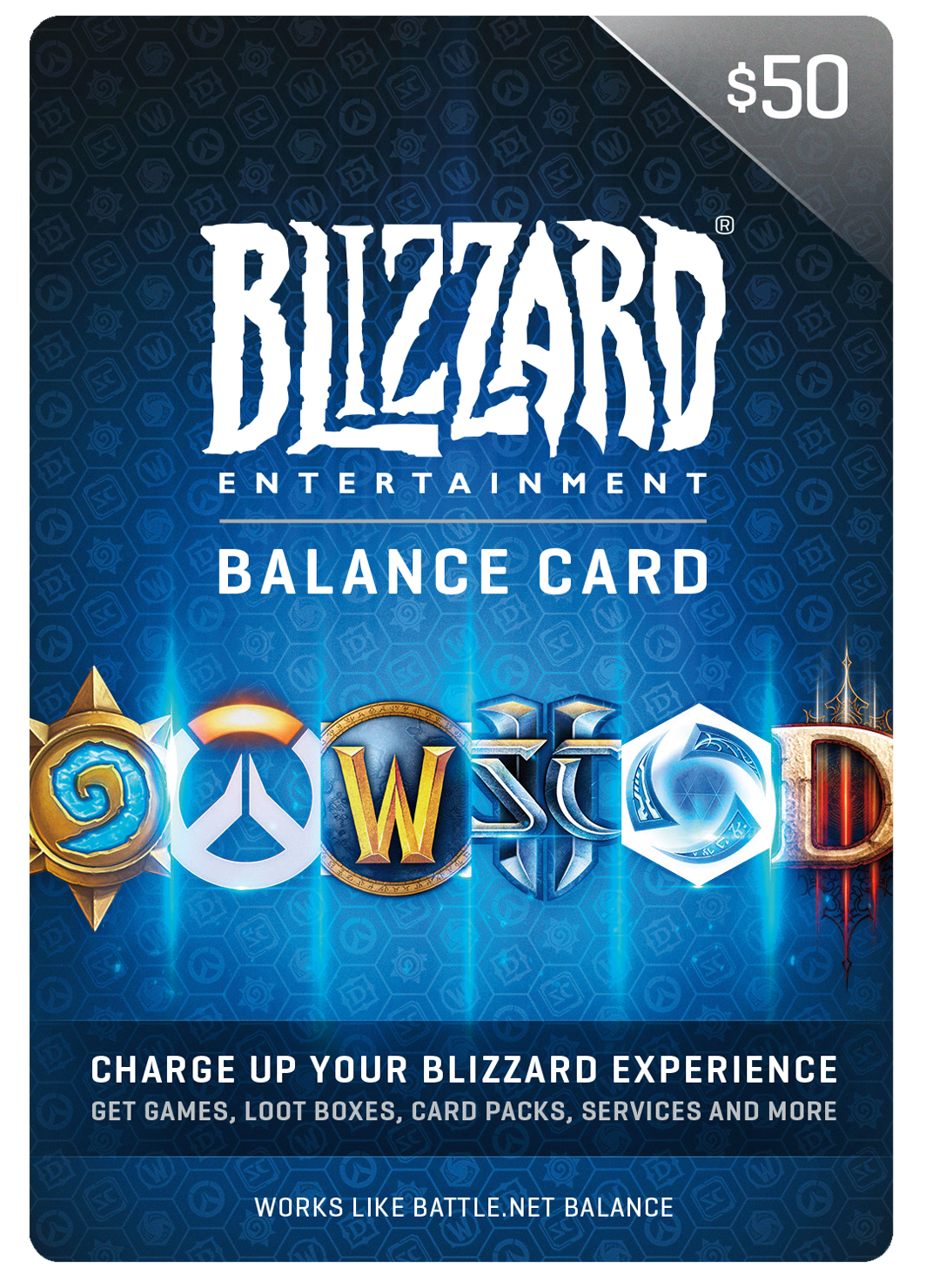 Blizzard Digital Balance Code - $50 US