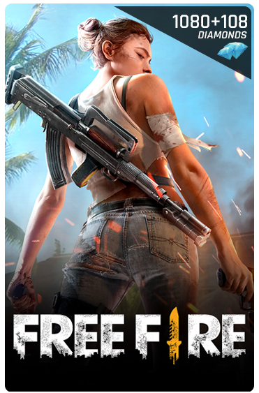 FREE FIRE 1080 + 108 DIAMONDS DIGITAL CODE