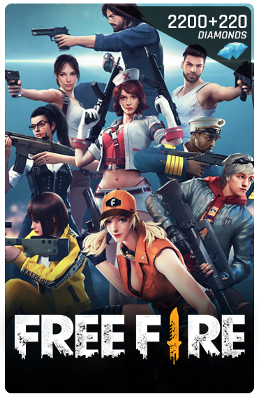 FREE FIRE 2200 + 220 DIAMONDS DIGITAL CODE