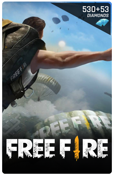 FREE FIRE 530 + 53 DIAMONDS DIGITAL CODE