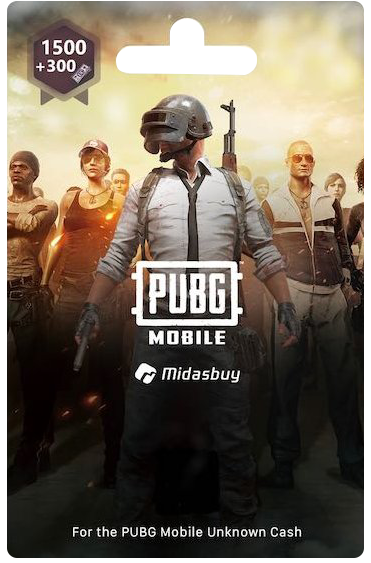 PUBG Mobile 1500 + 300 UC Digital Code