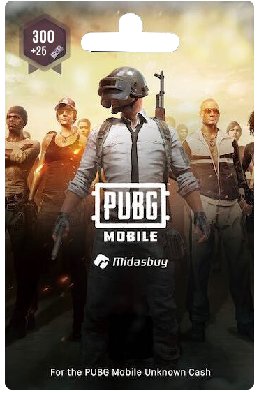 PUBG MOBILE 300 + 25 UC Digital Code