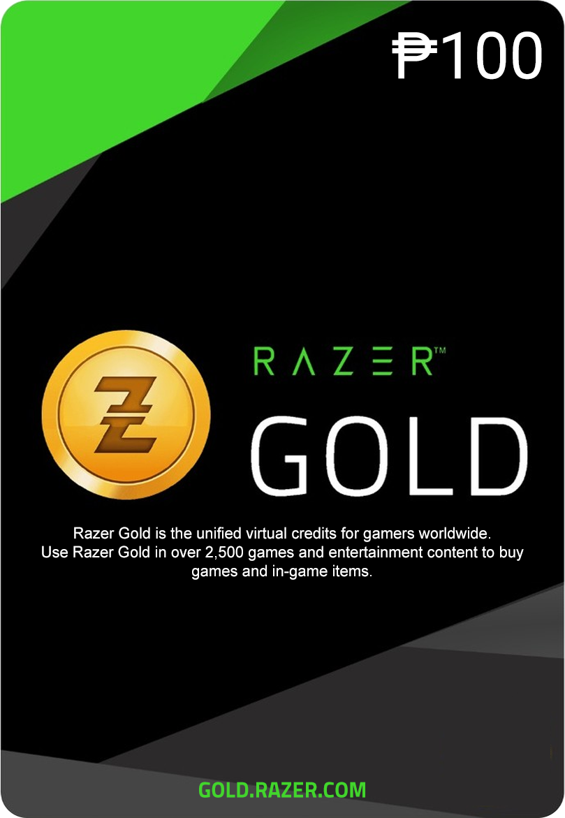 Razer Gold Direct Top-Up PIN (PH) - (100)