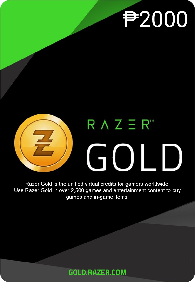 Razer Gold Direct Top-Up PIN (PH) - (2000)