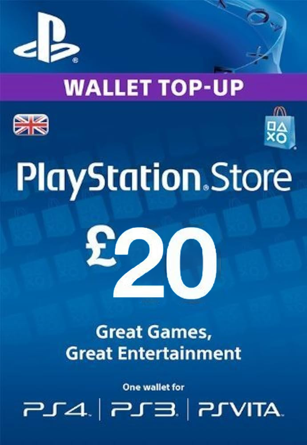 Playstation Network Digital Code GBP20