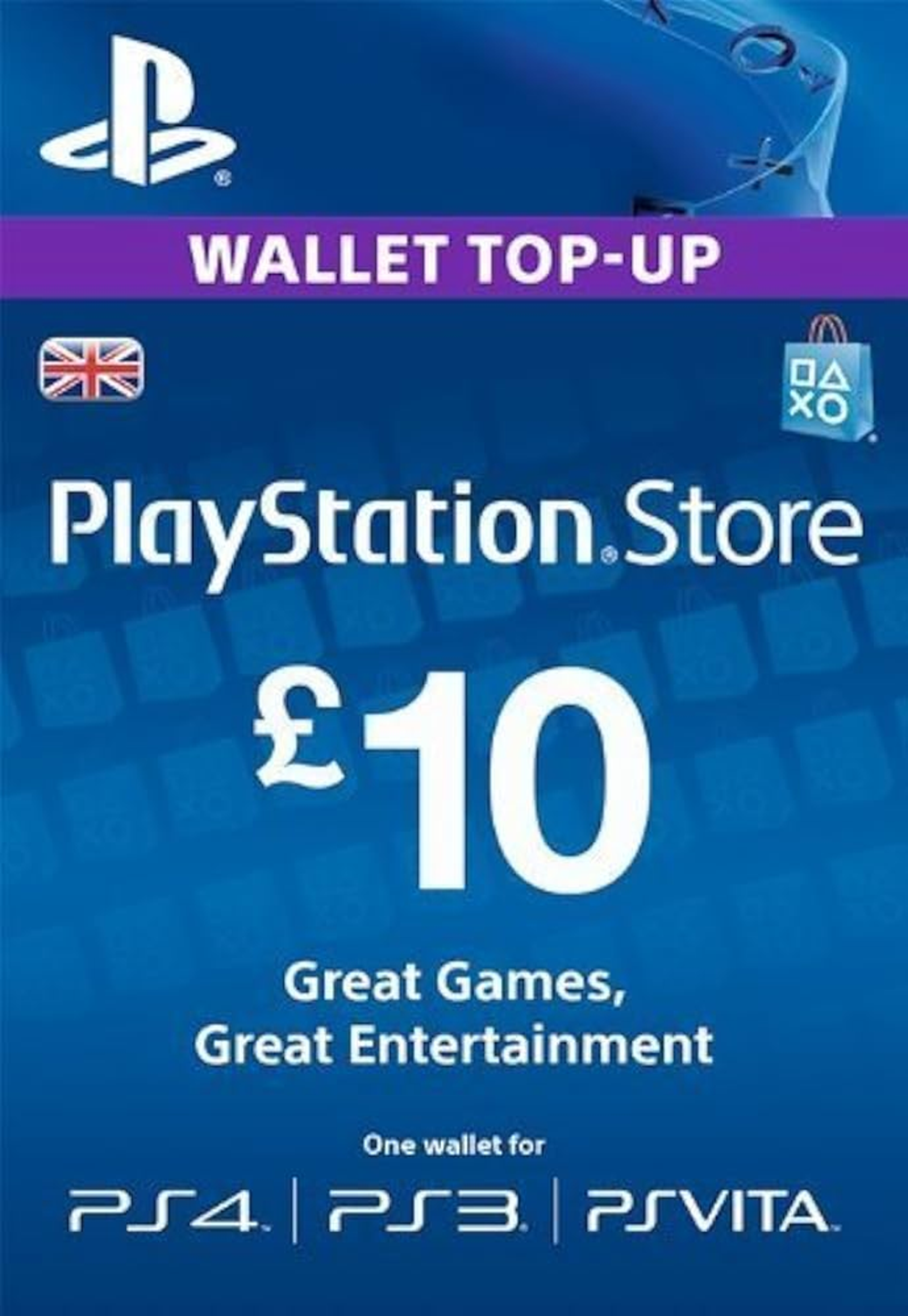 Playstation Network Digital Code GBP10