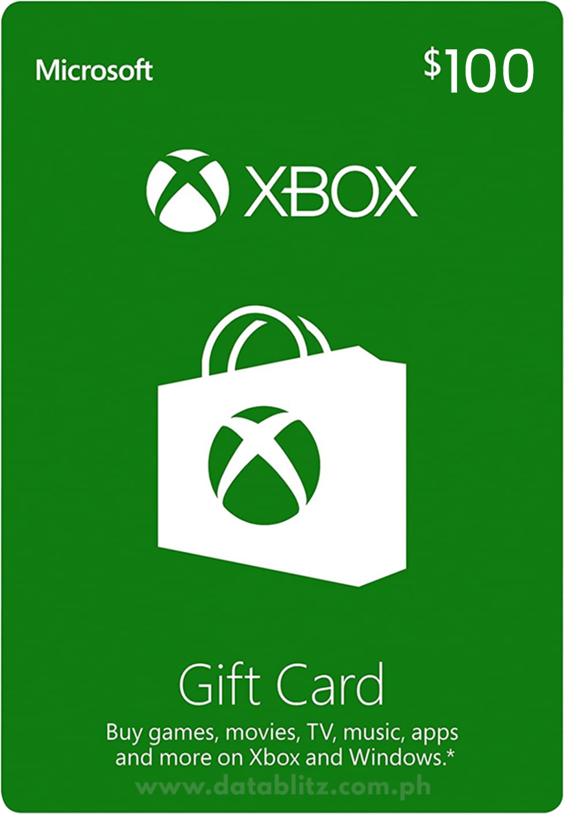 XBOX Digital Gift Code US$100