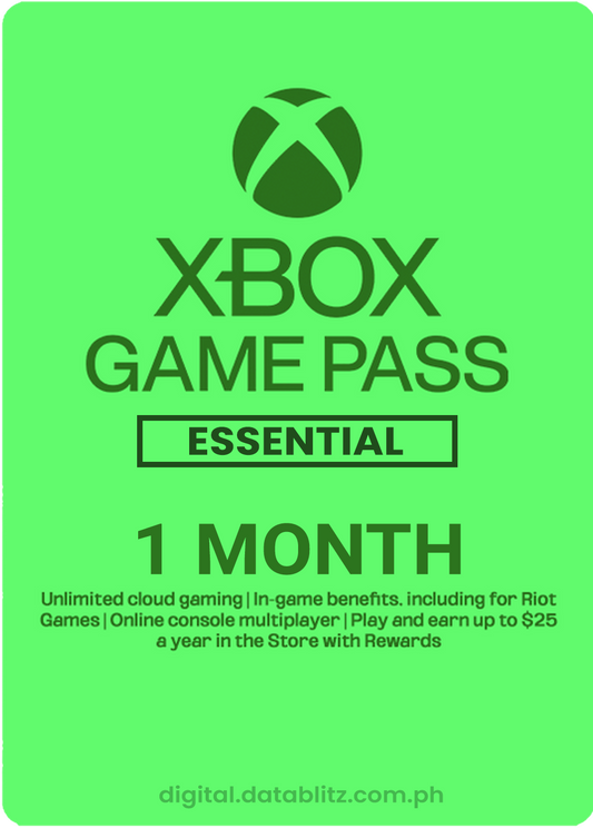 Xbox Game Pass Essentials 1-Month Membership