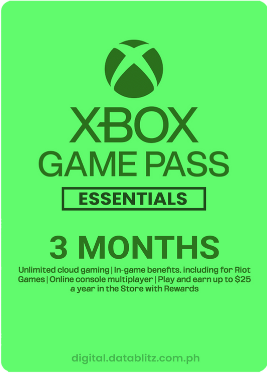 Xbox Game Pass Essentials 3-Months Membership
