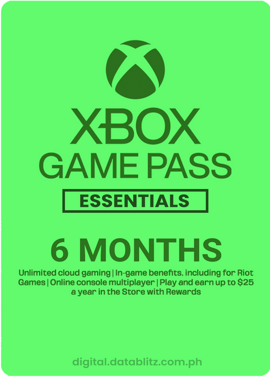 Xbox Game Pass Essentials 6-Months Membership