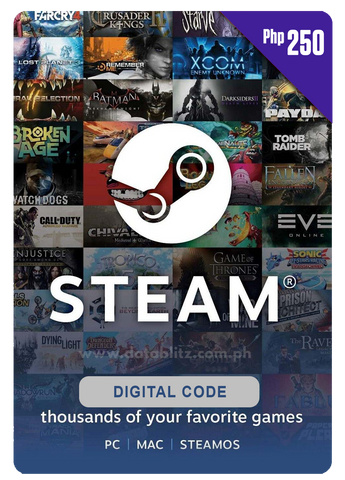 STEAM WALLET DIGITAL CODE - Php 250