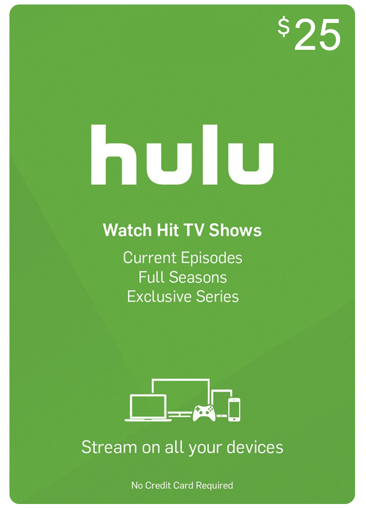 Hulu Color Code Hulu Digital Code $25 – Datablitz Digital Store
