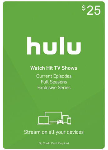 HULU DIGITAL CODE $25
