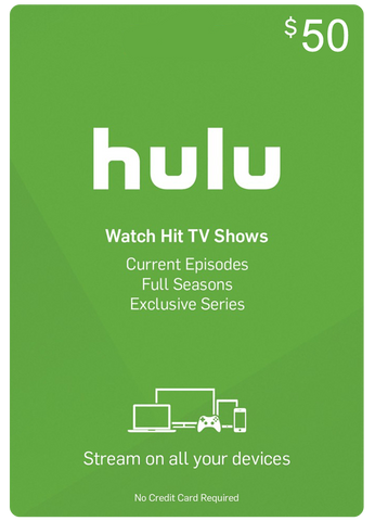 HULU DIGITAL CODE $50